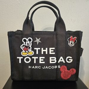 Marc Jacobs Customized Disney Friends Tote Bag -Small Black